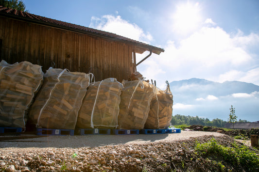 Brennholz Buche 1 Raummeter - Halbtrocken