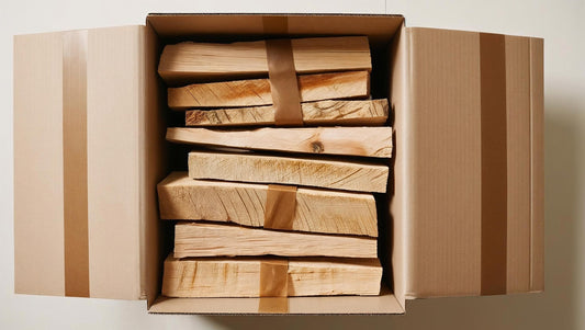 Brennholz Buche 30kg Karton - Trocken & Ofenfertig